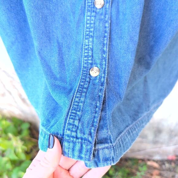 Vintage Bobbi Brooks Denim Embroidered GrandmaCore CottageCore Women's 22W/24W - Picture 5 of 8